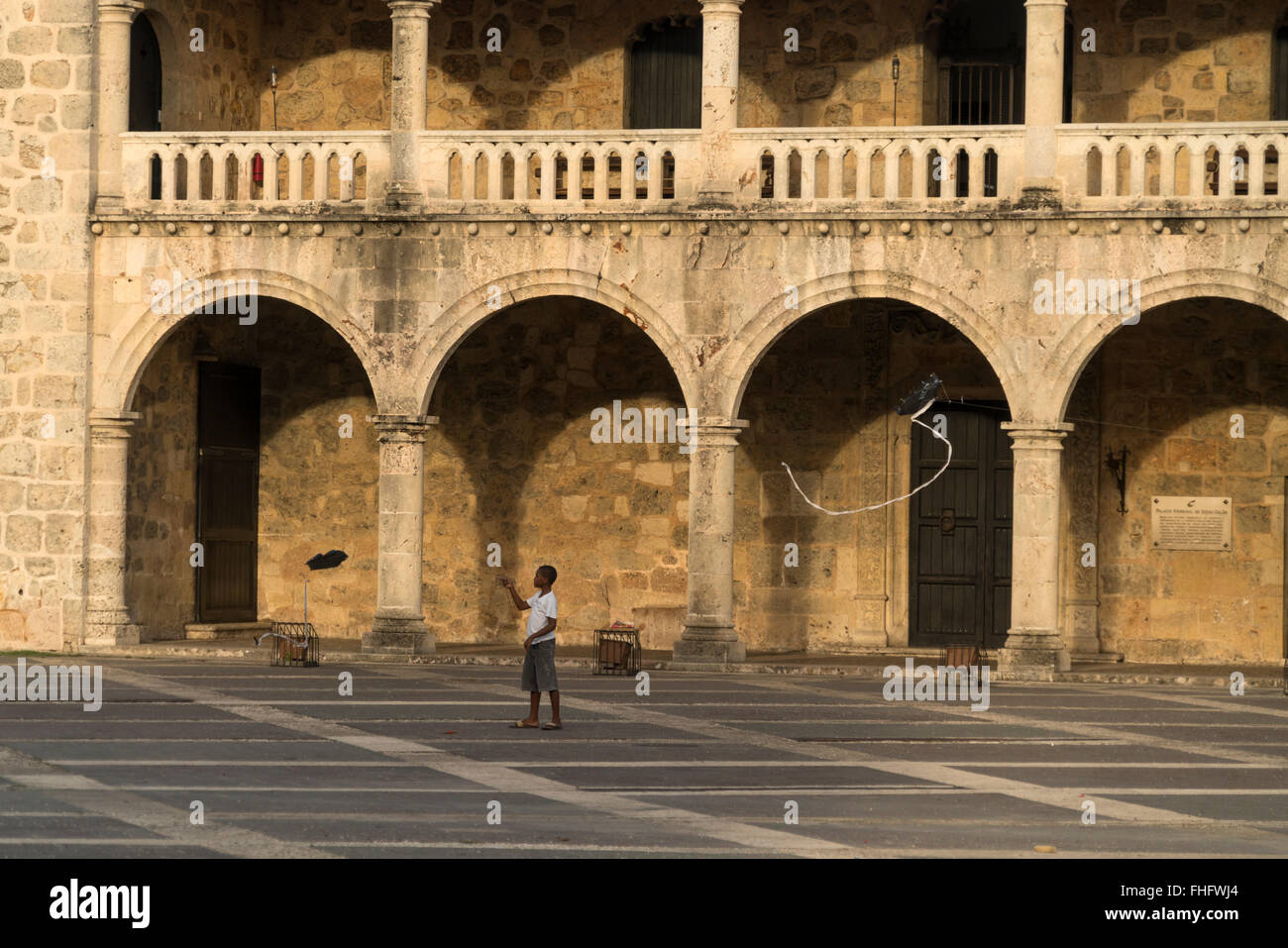 Alcazar de Colon o Alcazar di Colombo, Ciudad Colonial, capitale Santo Domingo, Repubblica Dominicana, Caraibi, America, Foto Stock