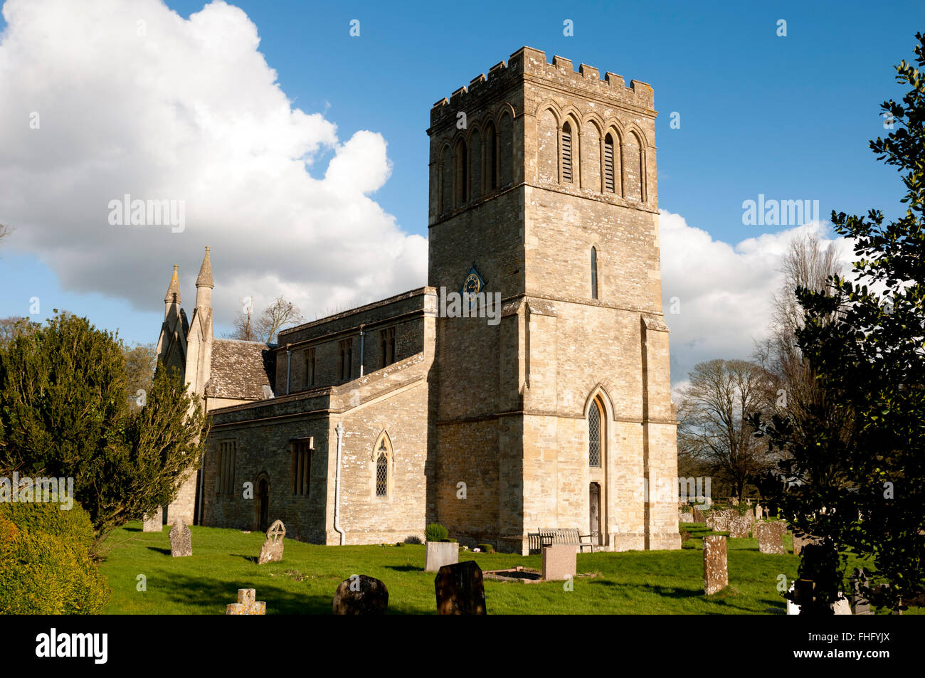 Chiesa di tutti i santi, Middleton Stoney, Oxfordshire, England, Regno Unito Foto Stock