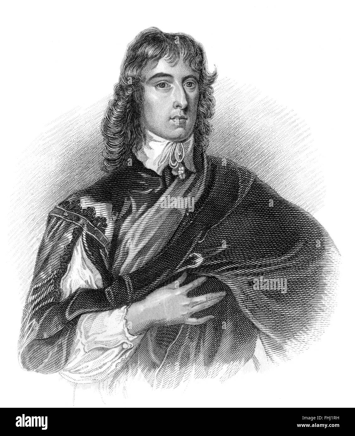 William Howard, primo Visconte Stafford, 1614-1680, un membro della Royal Society, realista, martire Cattolica Foto Stock