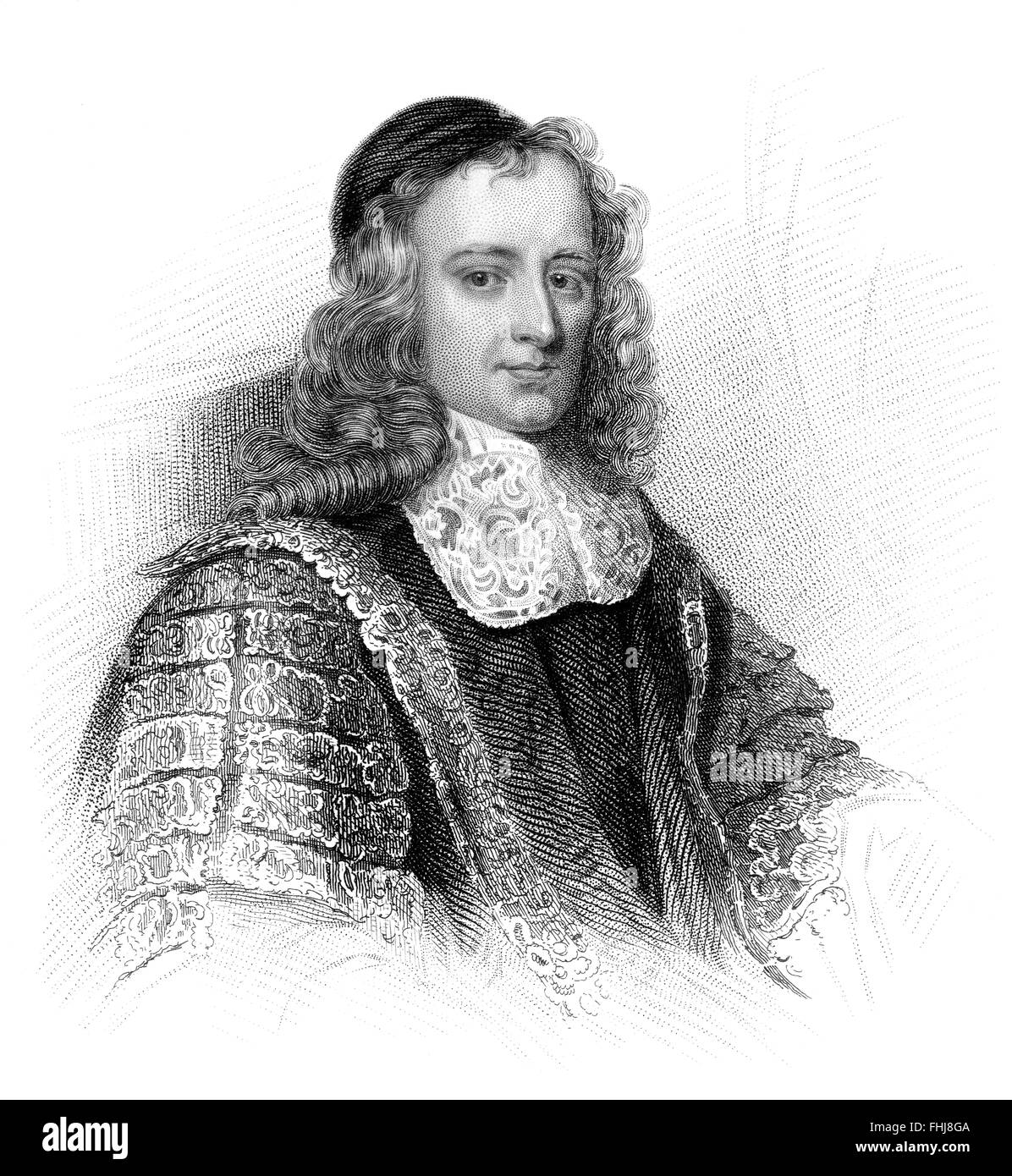 Francesco a nord, primo Baron Guilford, 1637-1685, Signore detentore del Grande Sigillo, Signore Nottingham Foto Stock