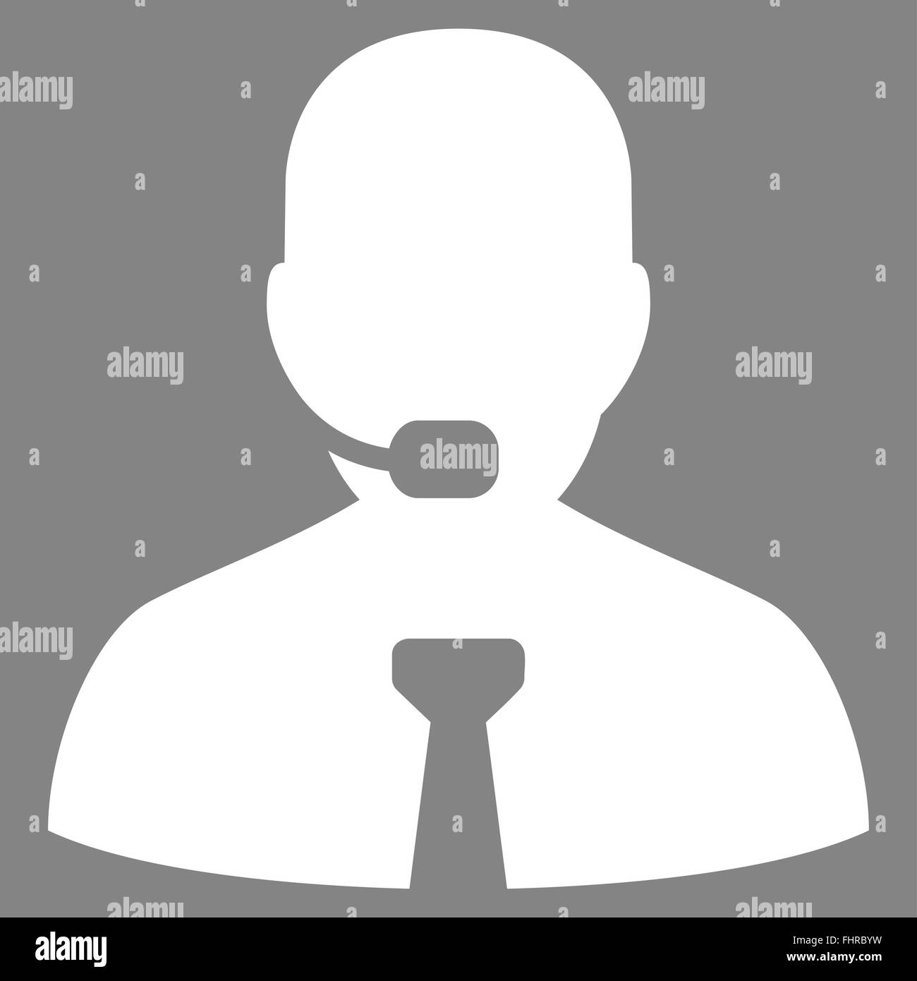 Supporto icona chat Foto Stock