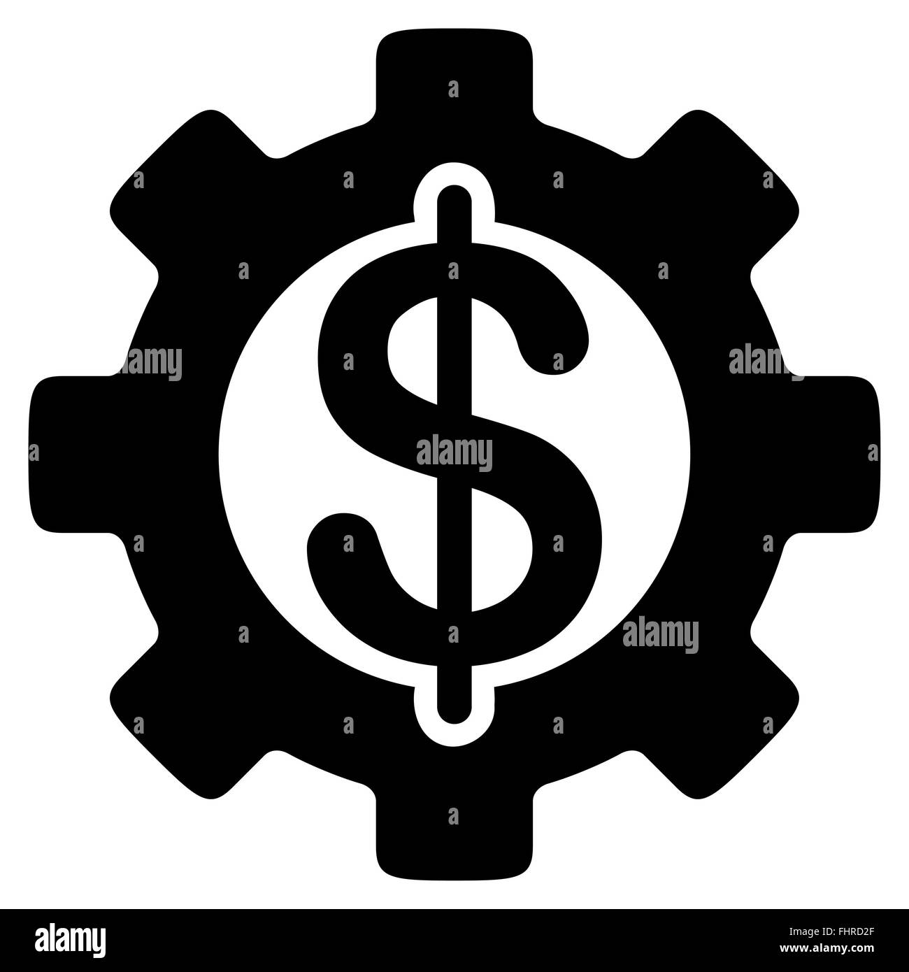 Costo per lo sviluppo l'icona piatta Foto Stock