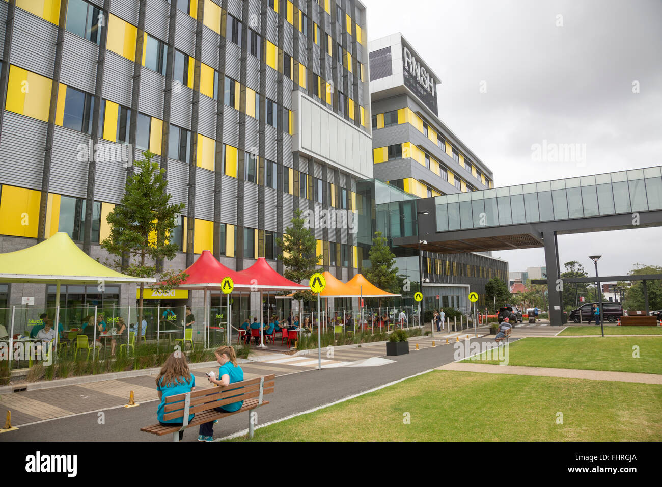 Royal North Shore hospital facility in Sydney Nord vicino a St Leonards, Nuovo Galles del Sud, Australia Foto Stock