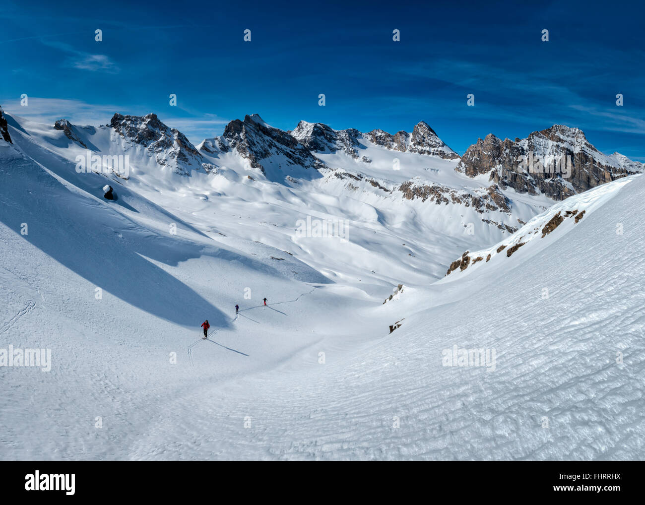 L'Italia, Rhemes-Notre-Dame, Benevolo, sci alpinismo Foto Stock