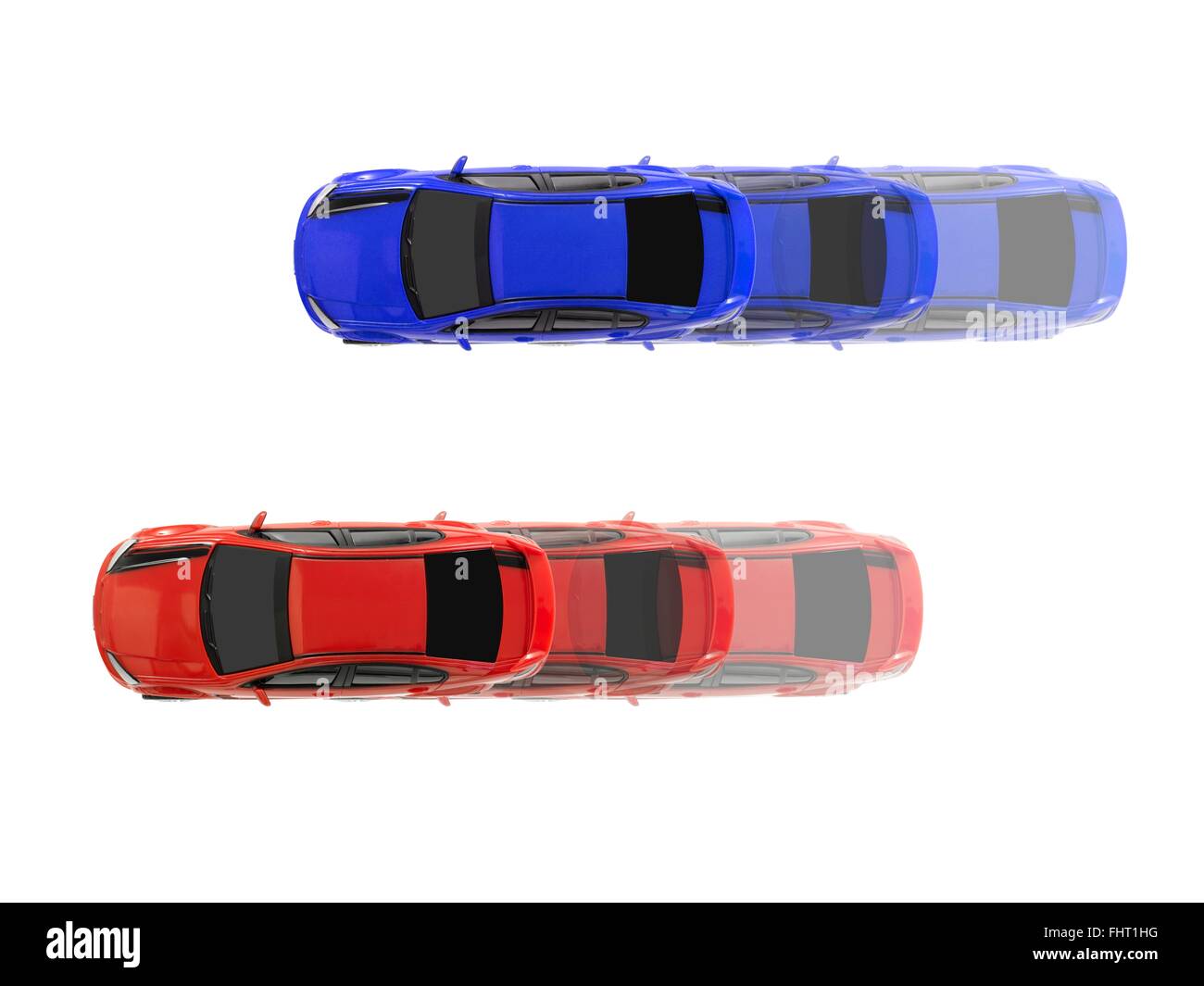 Un'immagine del giocattolo slot car racing Foto Stock Un'immagine del giocattolo slot car racing Foto Stock