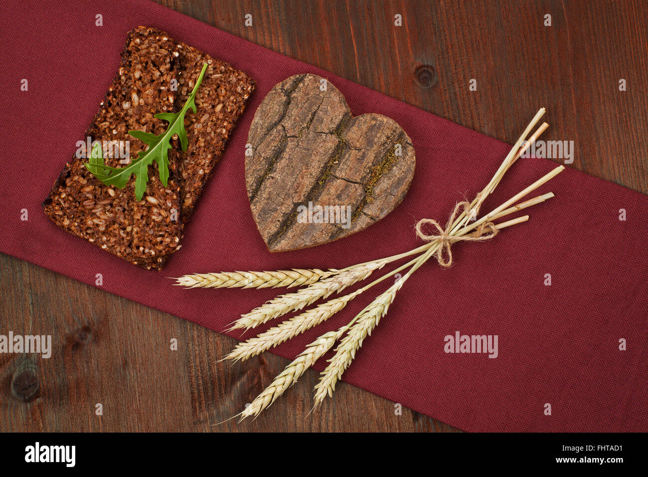 Io amo il cibo sano. Foto Stock