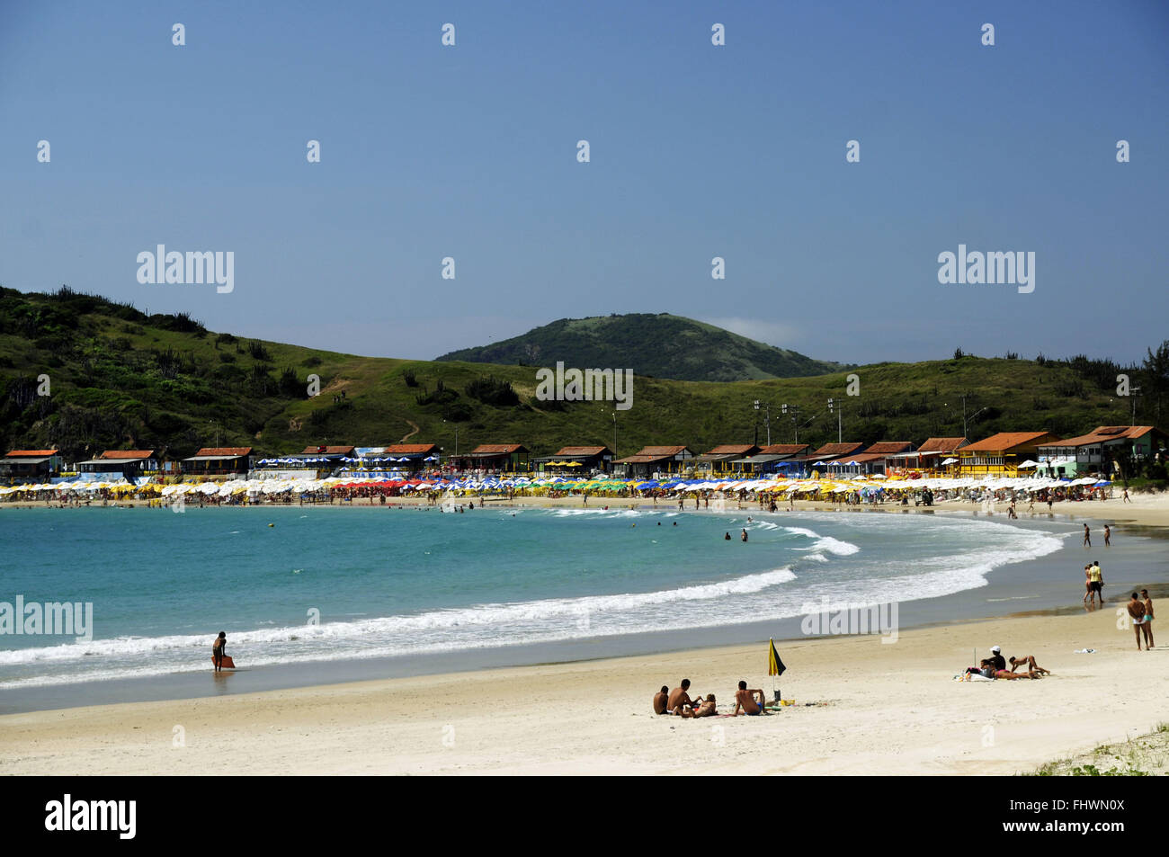 Praia das Conchas a Pero quartiere di Cabo Frio - Regione dei Laghi Foto Stock