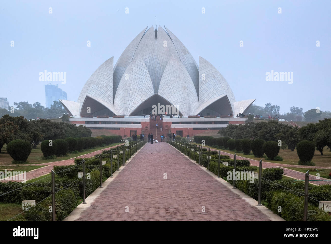 Tempio di Loto, Delhi, India, Asia Foto Stock