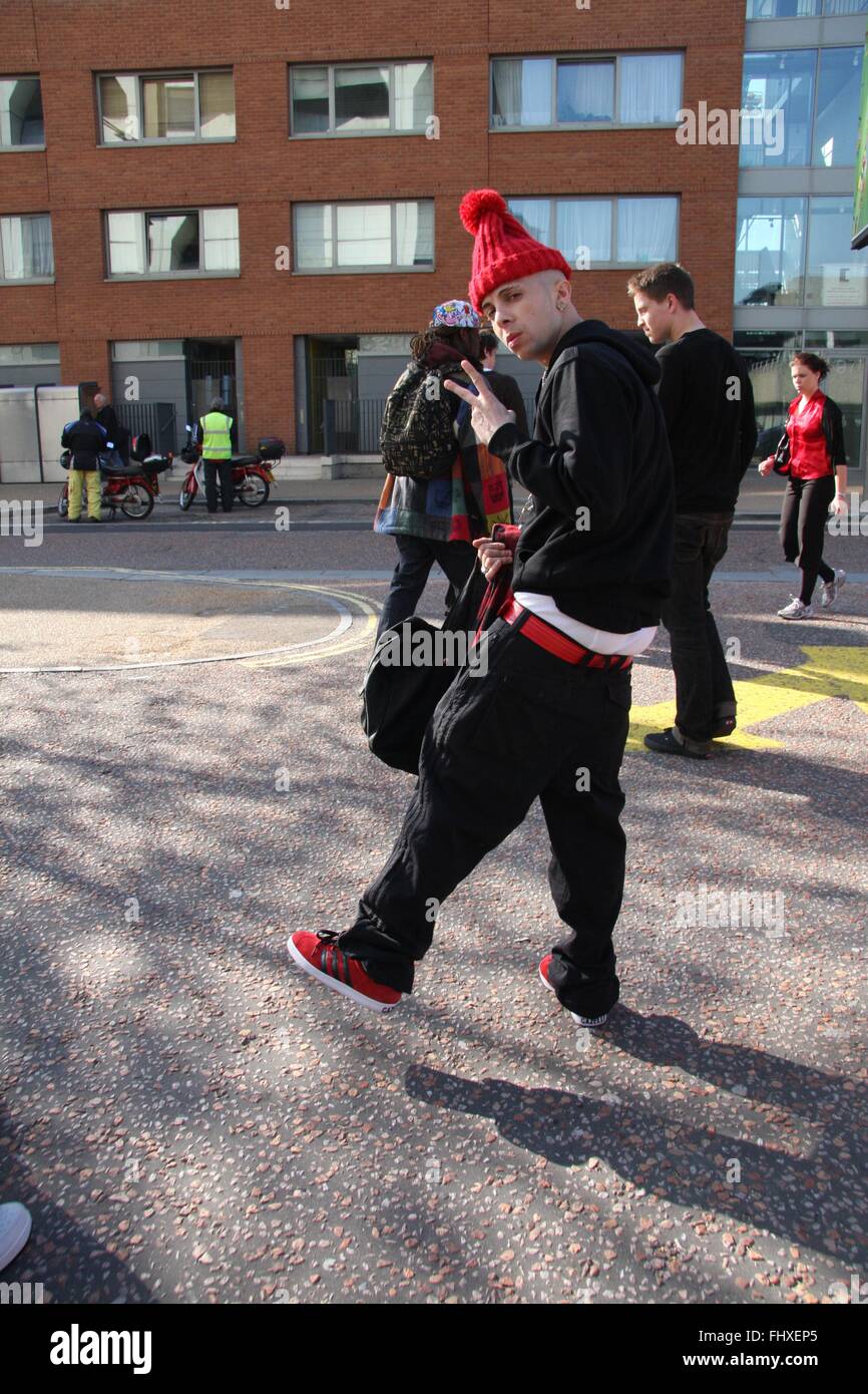 Tinchy Stryder e Dappy (credito immagine © Jack Ludlam) Foto Stock