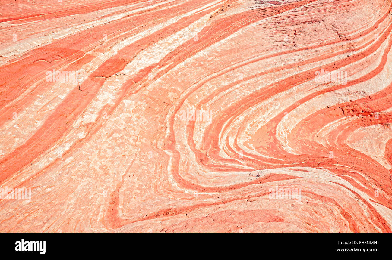 Formazione di roccia nella Valle del Fuoco sfondo naturale, Nevada, STATI UNITI D'AMERICA Foto Stock