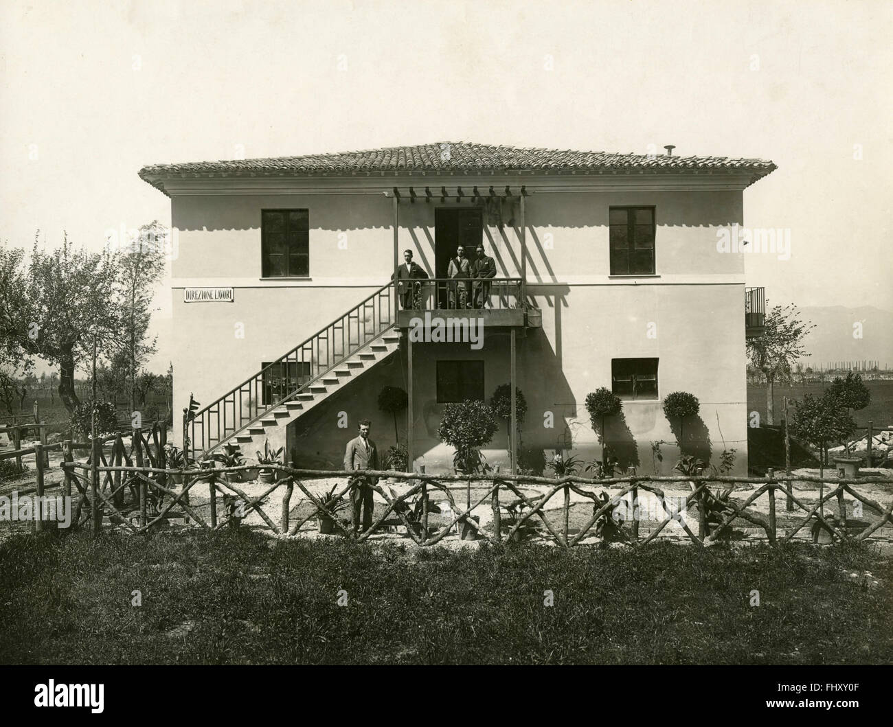 L'edificio dell'Ufficio Supervisione della costruzione, Tripoli, Libia Foto Stock