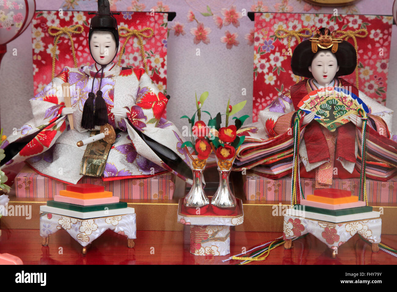 Giappone, di Nagasaki, Giapponese bambole, Foto Stock