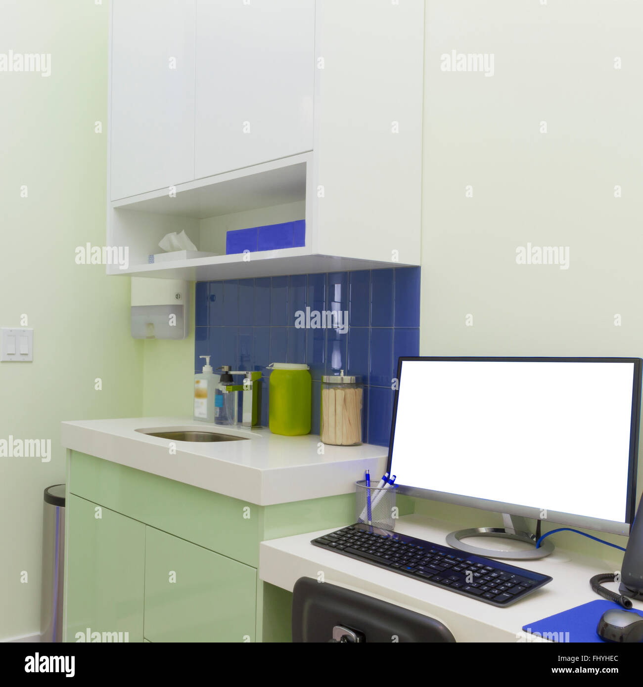 Ufficio progettazione di interni Foto Stock