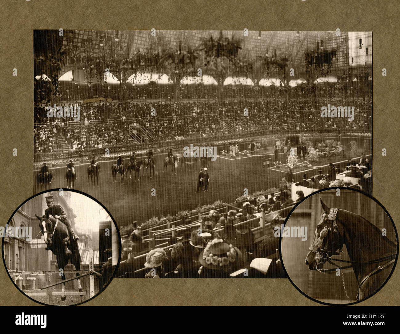 International Horse Show a Olympia, London, Regno Unito 1909 Foto Stock