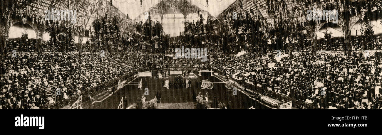 International Horse Show a Olympia, London, Regno Unito 1909 Foto Stock
