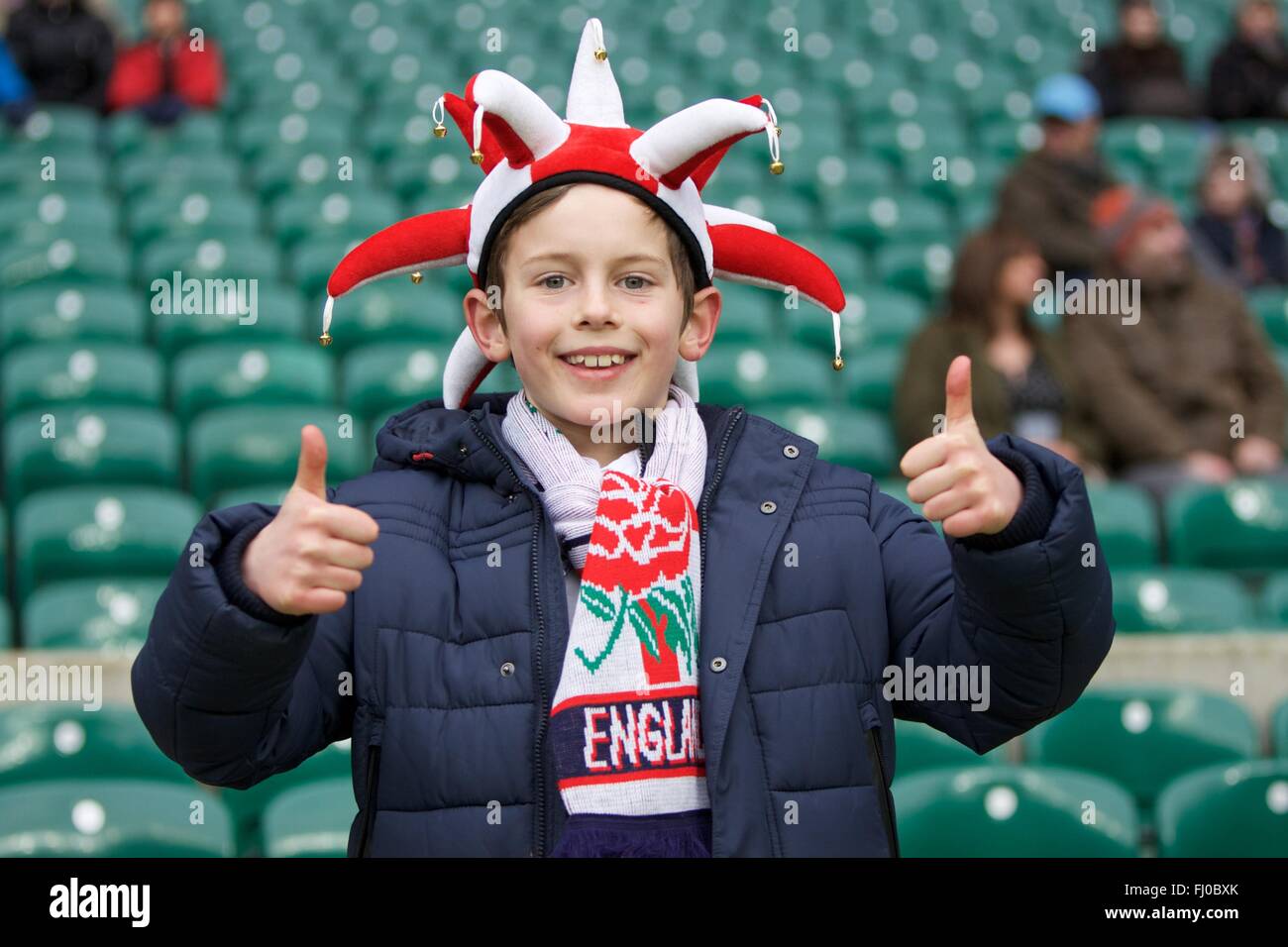Twickenham, Londra, Regno Unito. Il 27 febbraio, 2016. RBS 6 Nazioni campionati. Tra Inghilterra e Irlanda. Credito: Azione Sport Plus/Alamy Live News Foto Stock