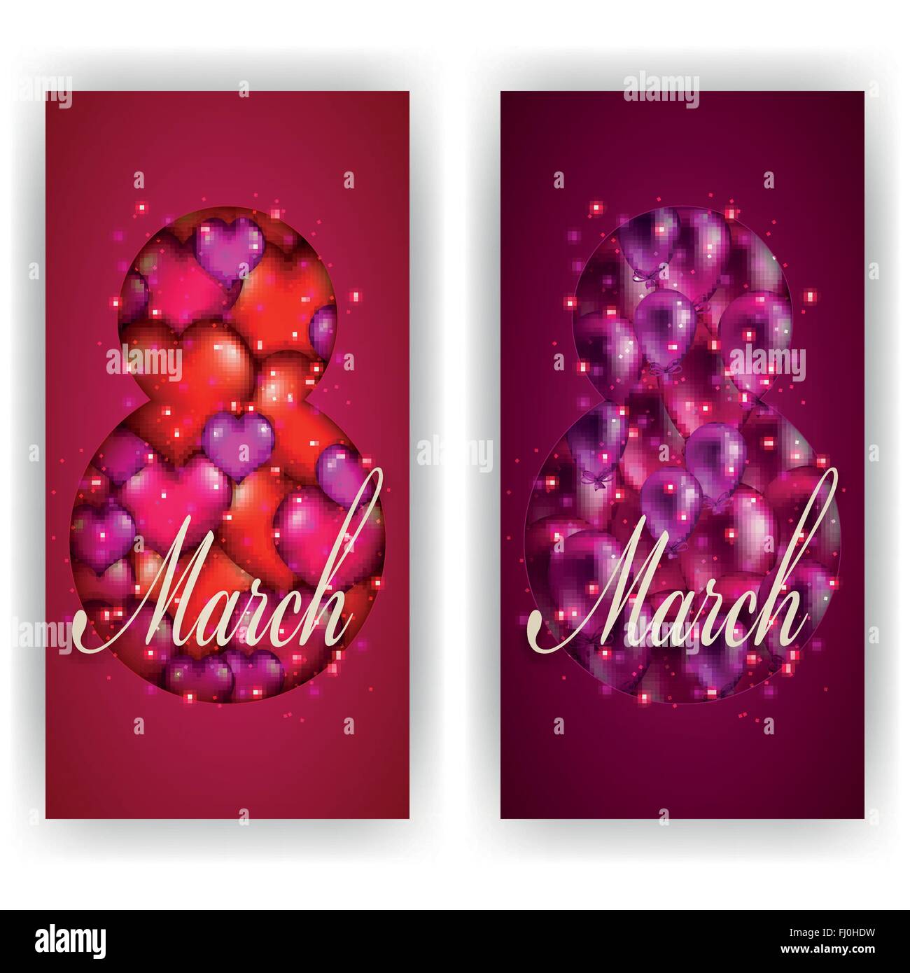 Elegante modello per invito, scheda Illustrazione Vettoriale