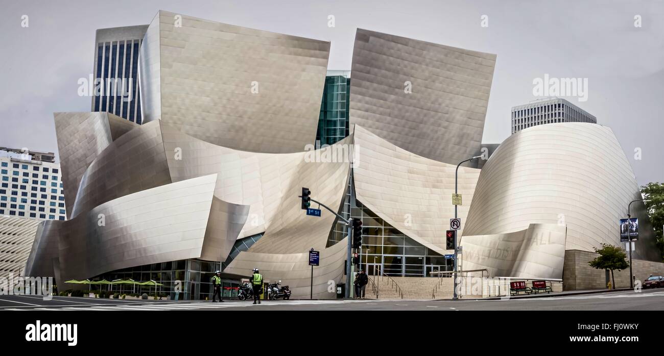 Walt Disney Concert Hall di Los Angeles Foto Stock