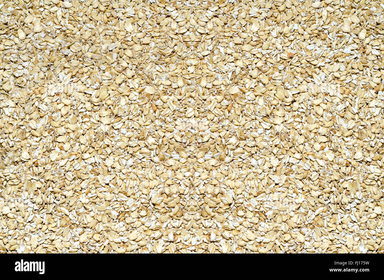 Sfondo di avena rassypannoj sulla superficie Foto Stock