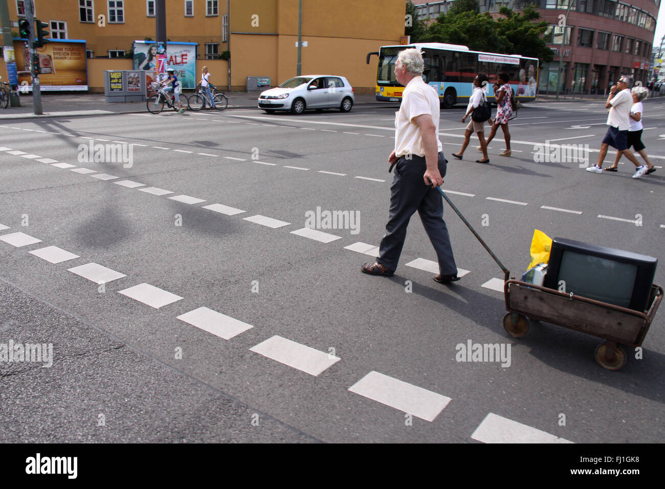 Berlino, persone , lifestyle e architettura Foto Stock