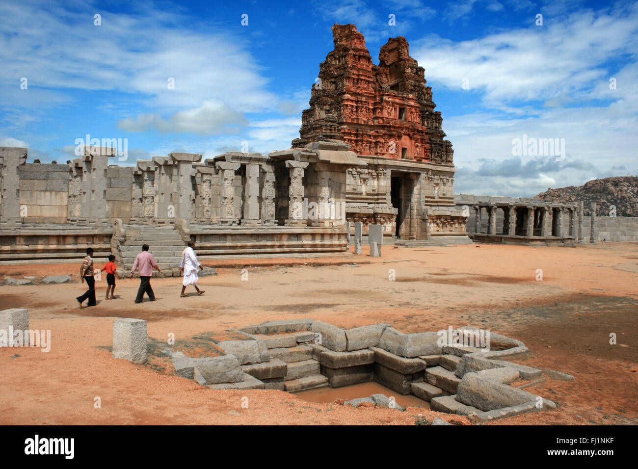 Tempio Vittala, Hampi Foto Stock