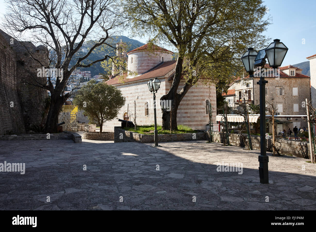 Cittadella di Budva in Montenegro Foto Stock