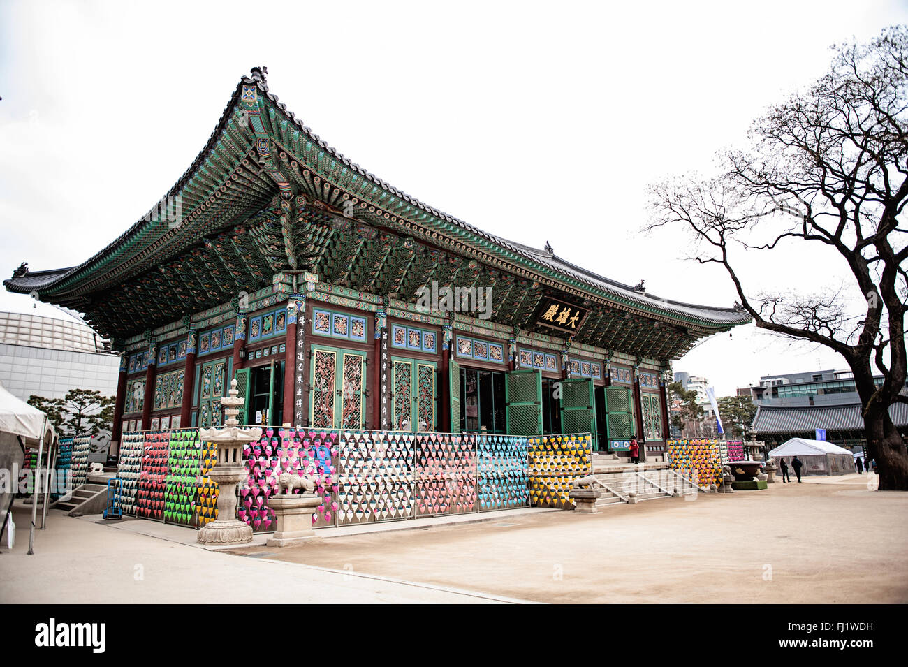Il Tempio Jogyesa, Seoul Foto Stock