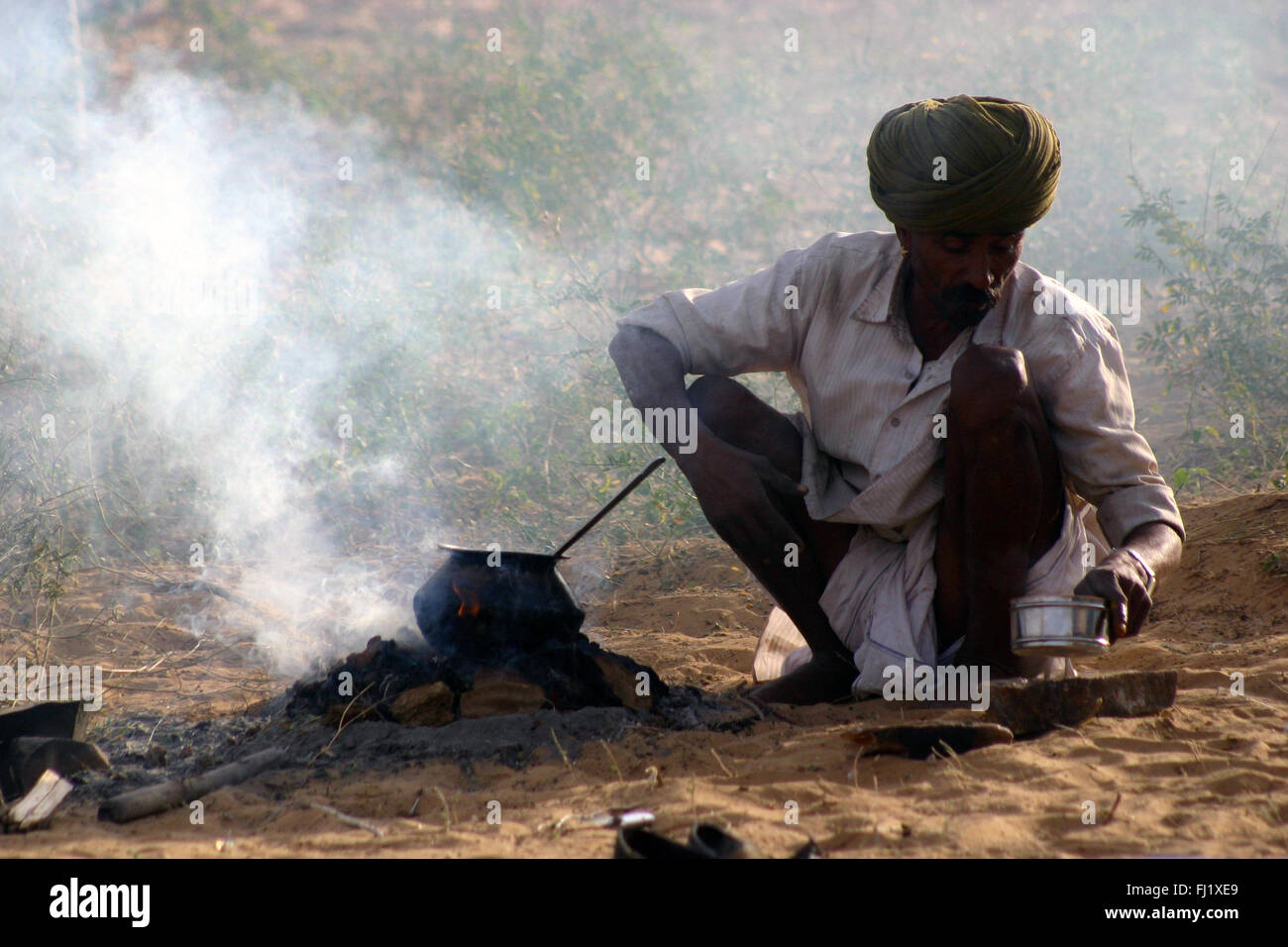 Pushkar mela camel fair , persone , atmosfera e scene di strada Foto Stock
