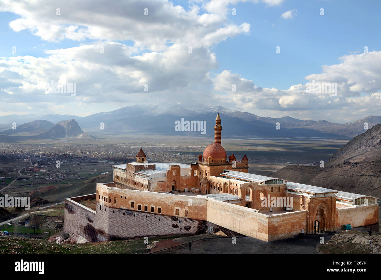 Ishak Pasha Palace di Dogubayazit - Turchia - Kurdistan settentrionale Foto Stock