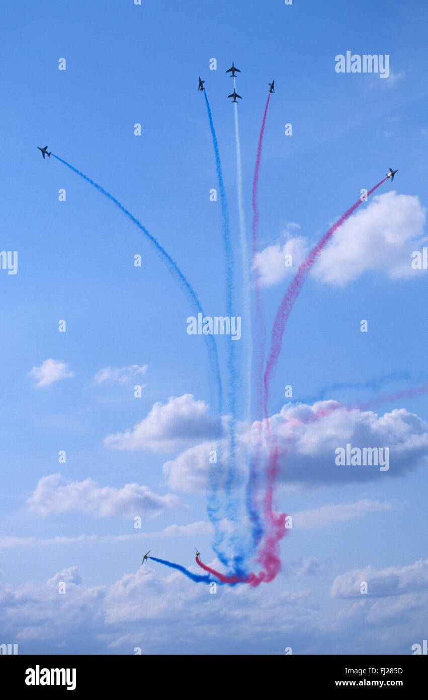 Eure (27), base aerienne d'Evreux, la Patrouille de France // Francia, Eure (27), la base aerea di Evreux, Francese aerobatic team La P Foto Stock