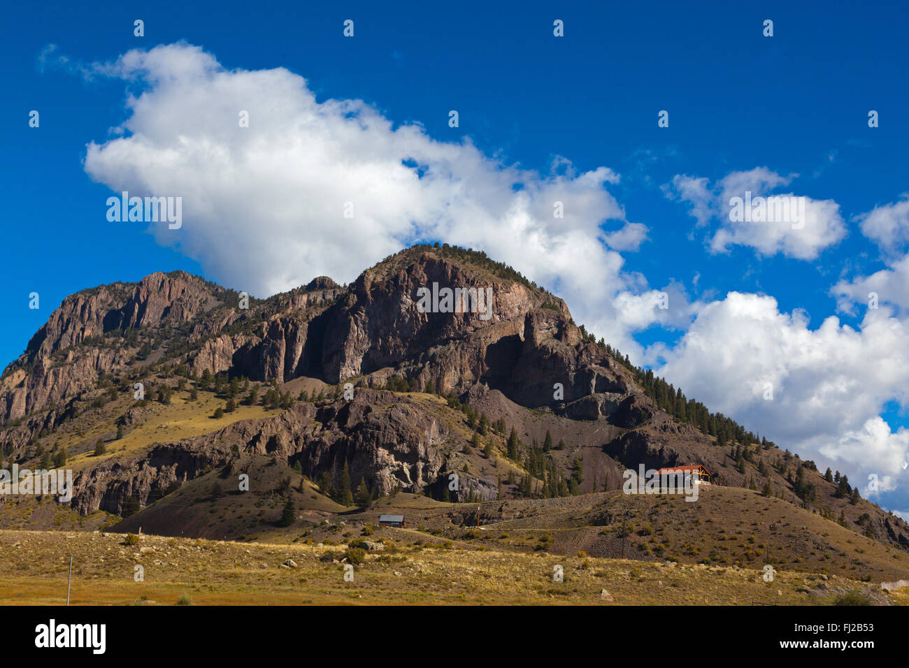 Una casa di montagna vicino a CREEDE COLORADO Foto Stock