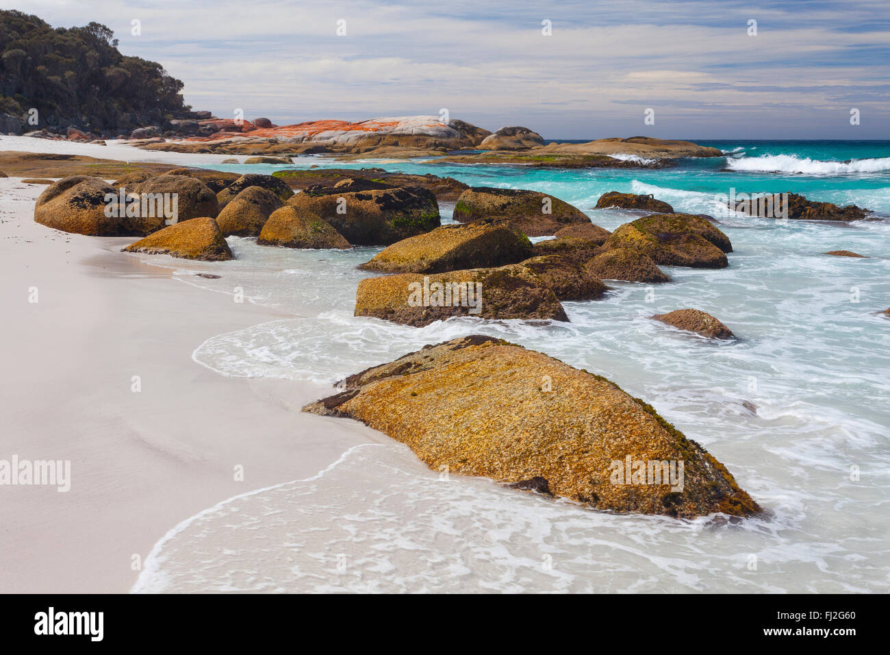 Baia di incendi - Tasmania - Australia Foto Stock