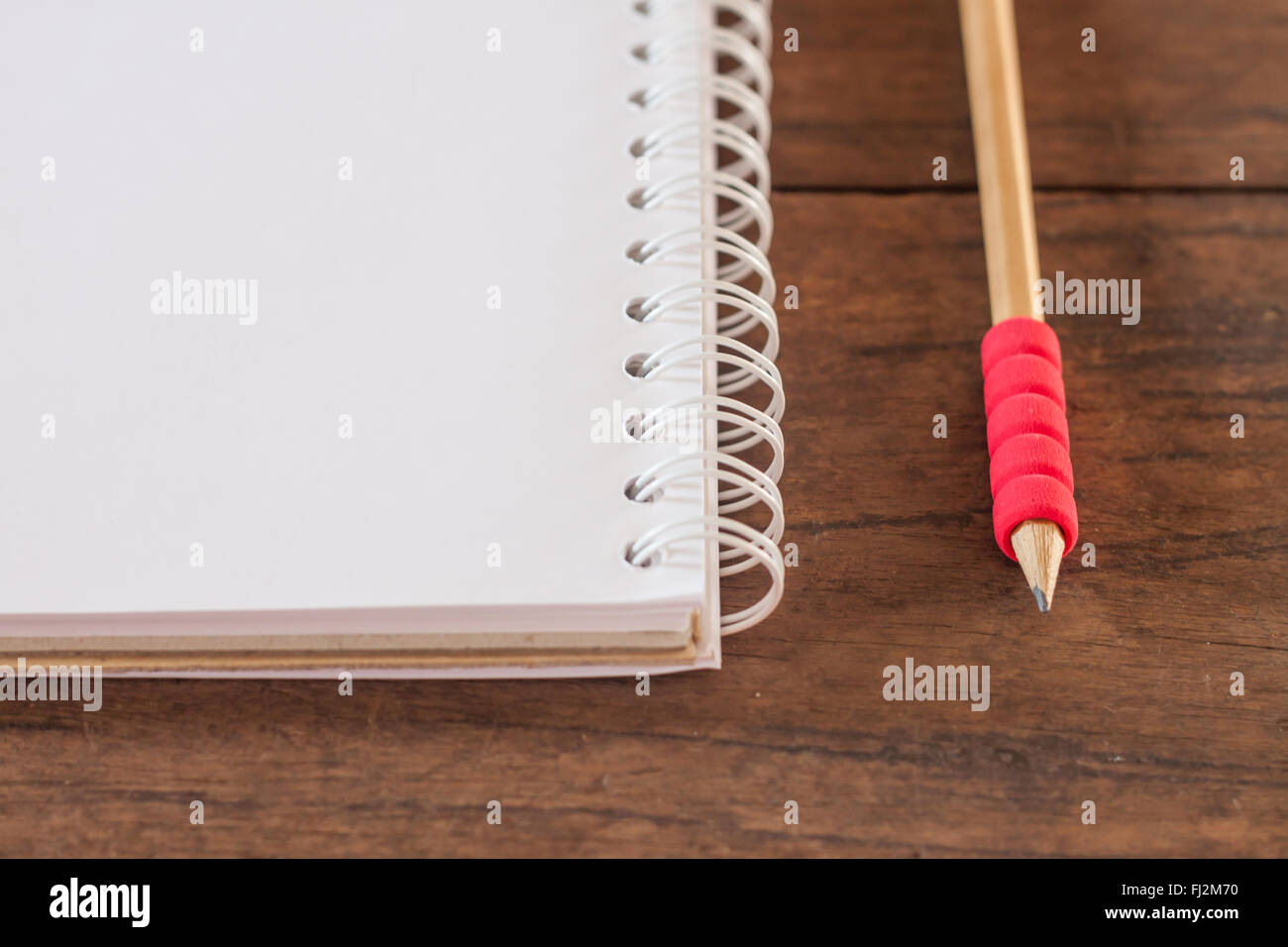 Stazione di lavoro con i notebook e matita, stock photo Foto Stock