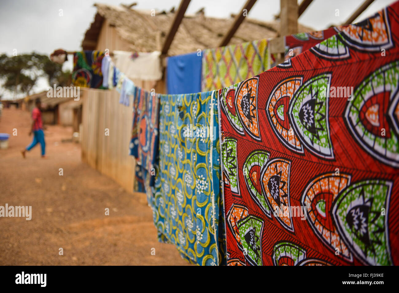 L UNHCR Refugee Camp per il popolo Fulani, Camerun, Africa Foto Stock