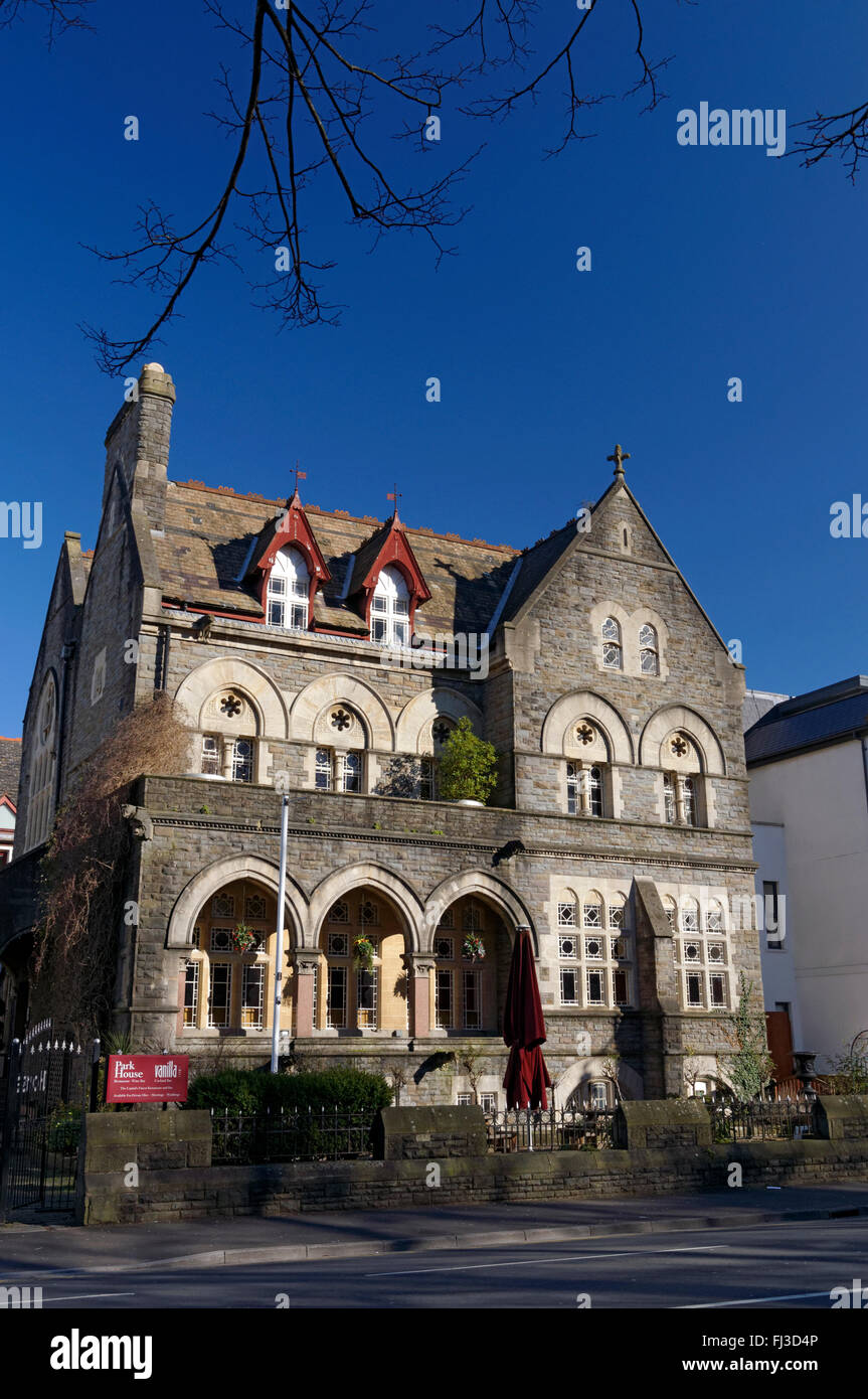 Park House precedentemente McConnochie casa costruita dall architetto Vittoriano William Burges per Giovanni McConnochie builder di Cardiff Docks. Foto Stock