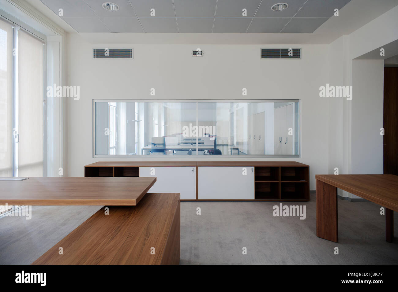 Interno vuoto dell'ufficio esecutivo Foto Stock