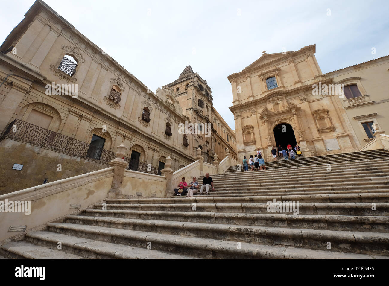 Chiesa (Chiesa di San Francesco d'Assisi all'Immacolata,Noto,Sicilia,Italia Foto Stock