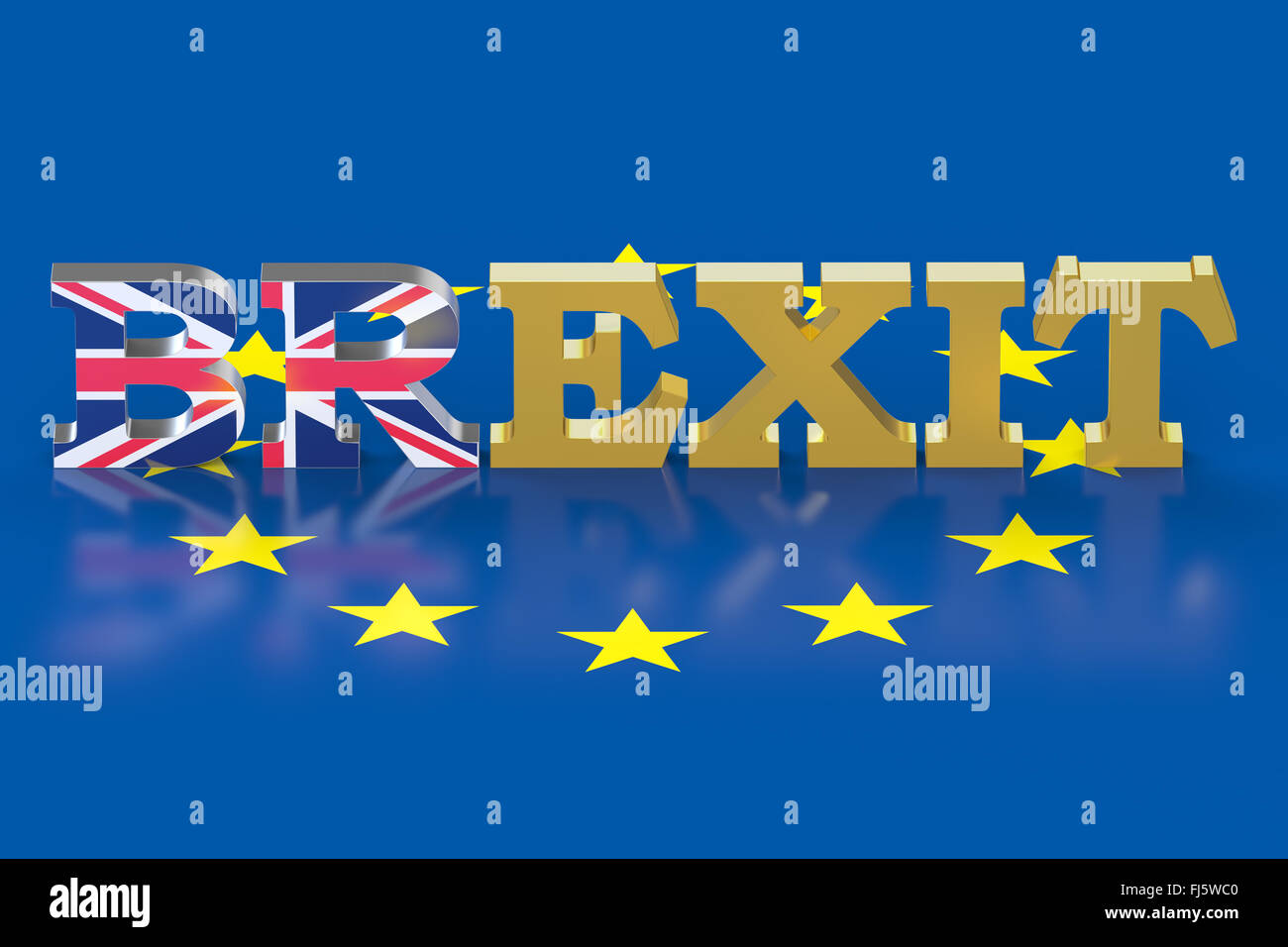 Referendum Brexit concetto in Gran Bretagna Foto Stock Referendum Brexit concetto in Gran Bretagna Foto Stock