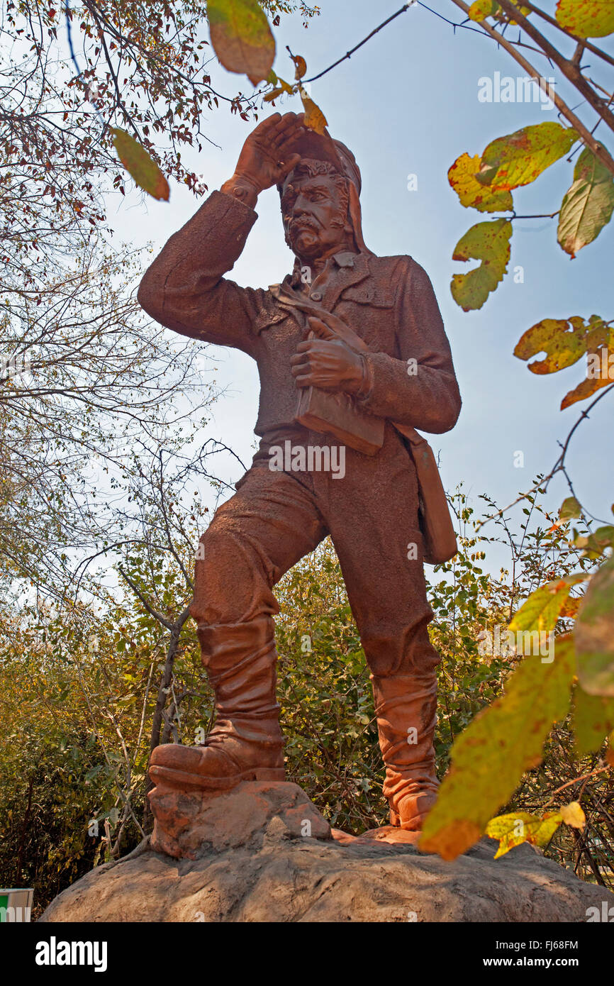 David Livingstone memorial a Victoria Falls, Zambia Foto Stock