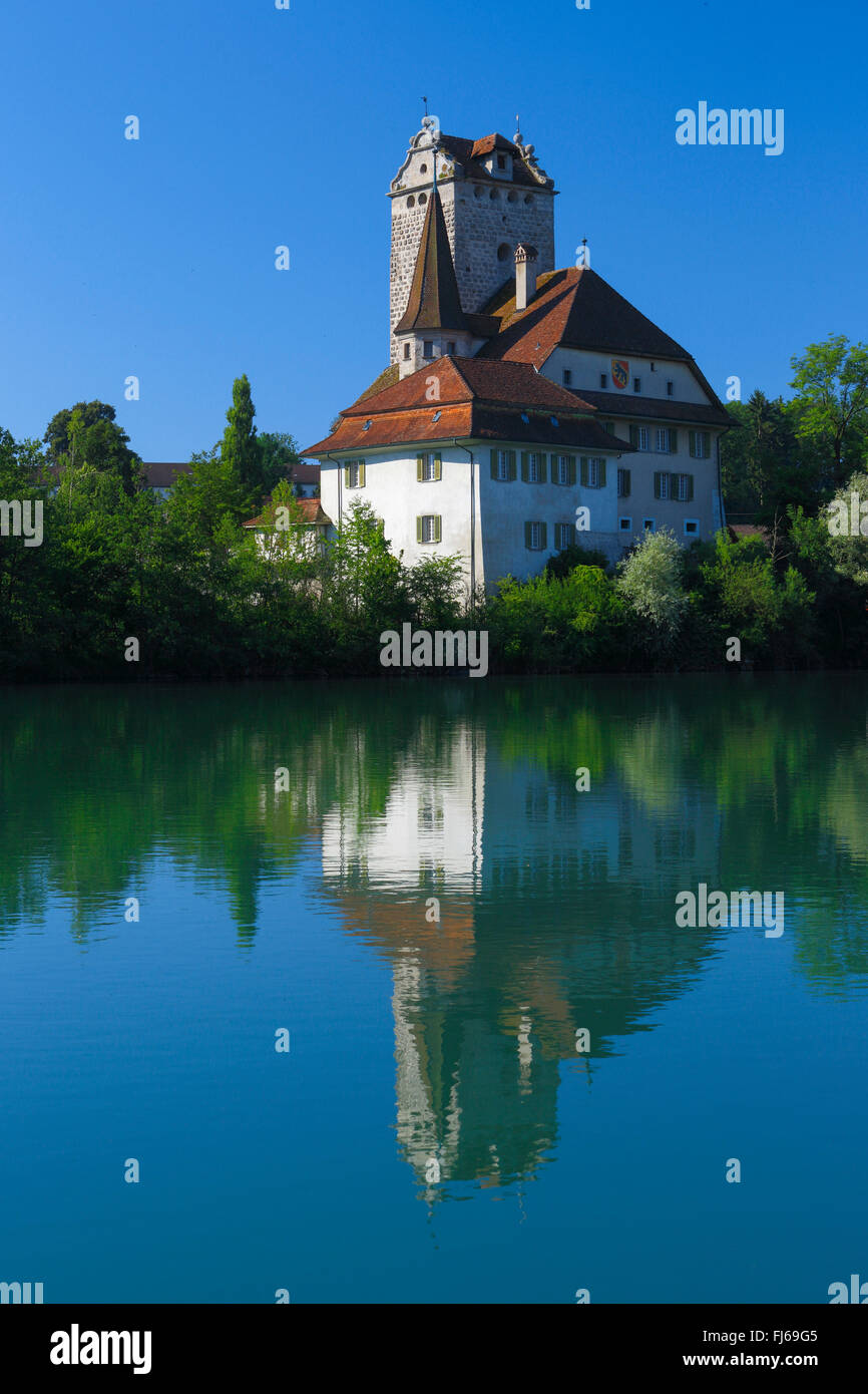 Aarwangen Castello, Svizzera Foto Stock