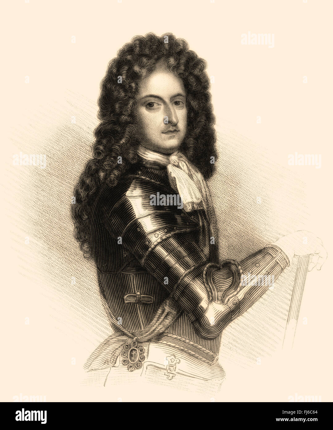 William Cavendish, primo duca di Devonshire, 1640-1707, un soldato inglese e uomo politico whig Foto Stock William Cavendish, primo duca di Devonshire, 1640-1707, un soldato inglese e uomo politico whig Foto Stock