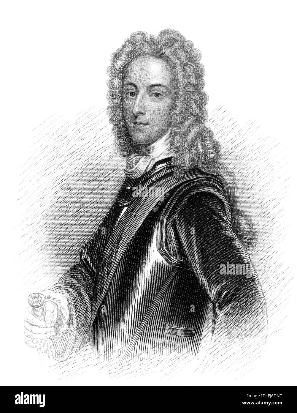 John Montagu, secondo duca di Montagu, Visconte Monthermer, marchese di Monthermer, 1690-1749, un peer britannico Foto Stock