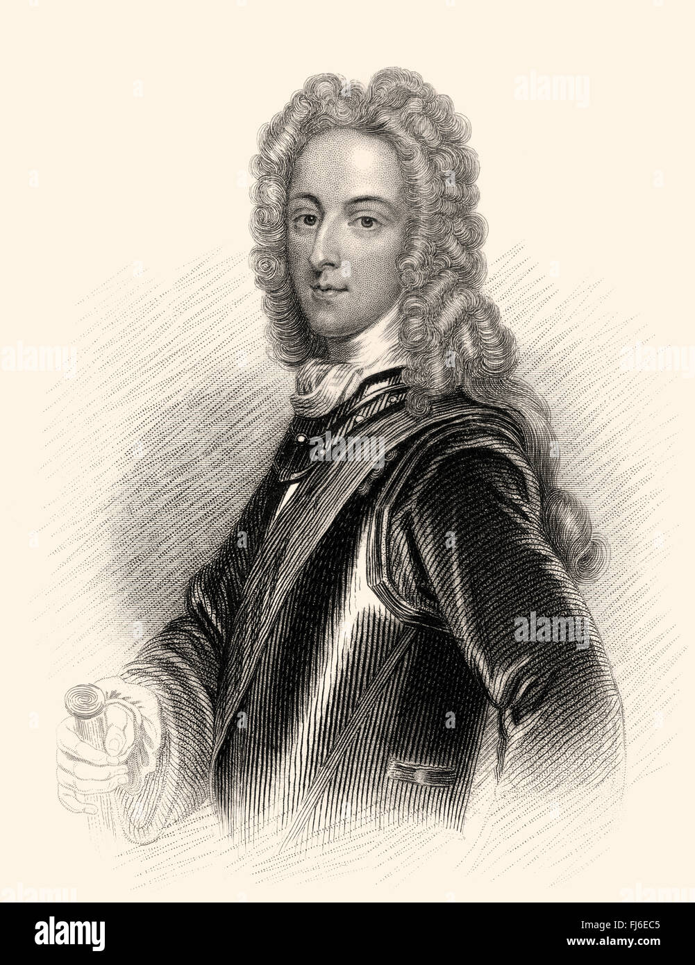 John Montagu, secondo duca di Montagu, Visconte Monthermer, marchese di Monthermer, 1690-1749, un peer britannico Foto Stock