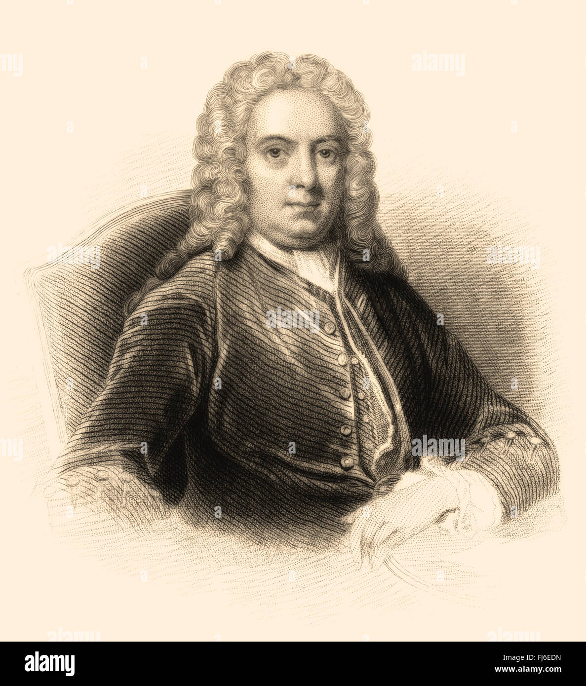 Orazio Walpole, Primo Barone Walpole di Wolterton, 1678-1757, diplomatico inglese Foto Stock