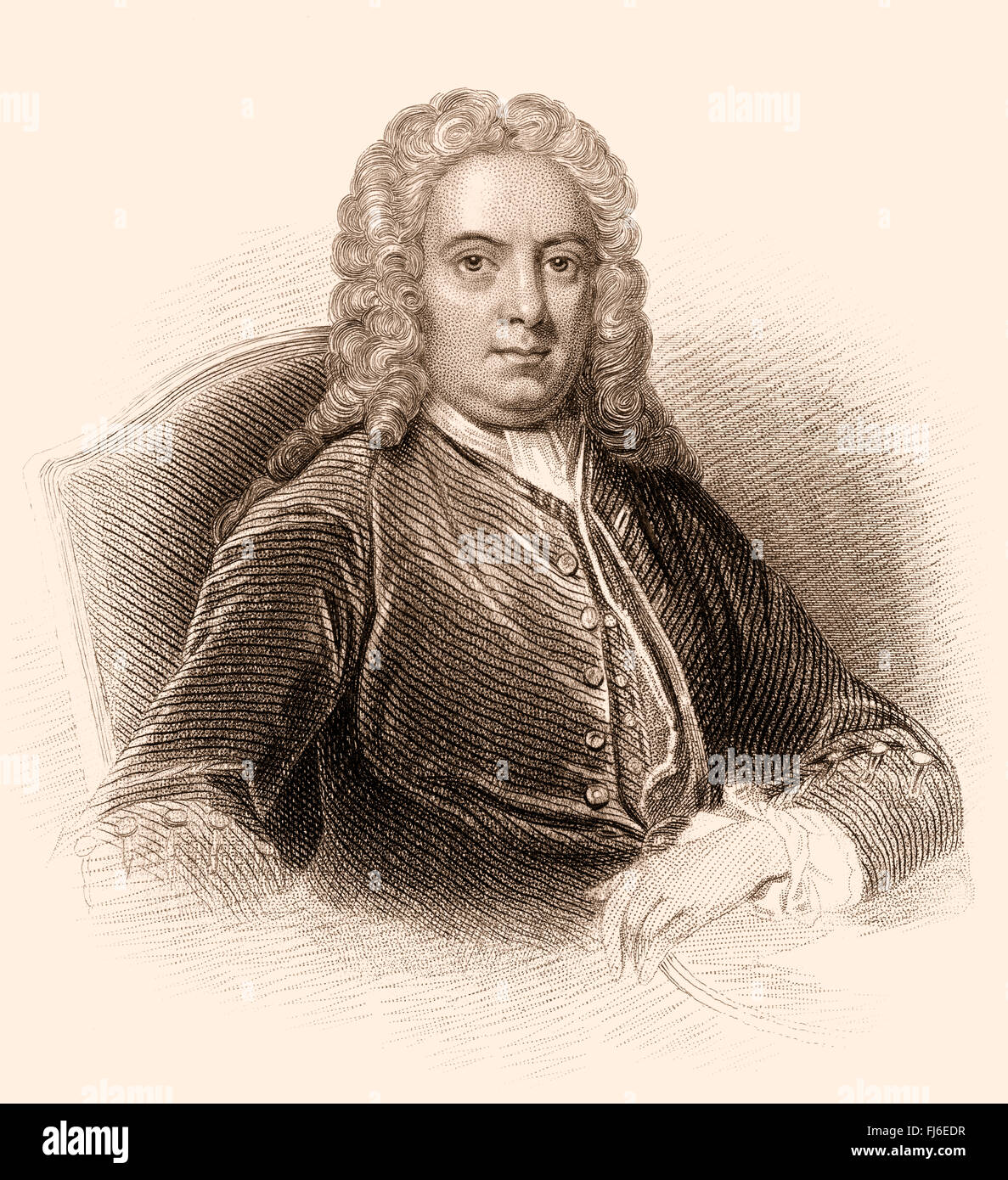 Orazio Walpole, Primo Barone Walpole di Wolterton, 1678-1757, diplomatico inglese Foto Stock