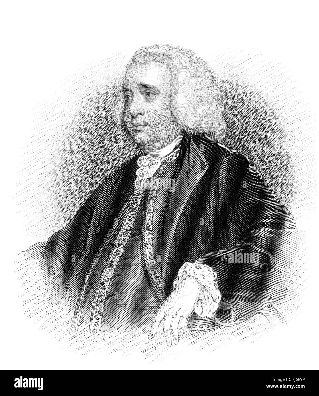 Henry Fox, primo barone Holland, di Foxley, 1705-1774, un leader politico britannico del XVIII secolo Foto Stock