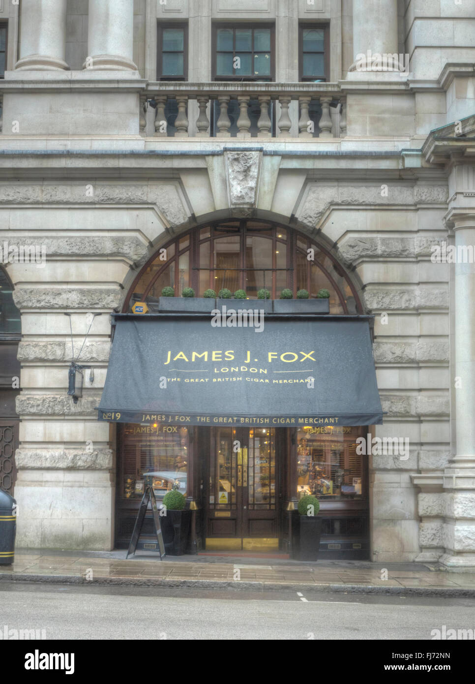 James Fox sigaro Merchant St James London Foto Stock