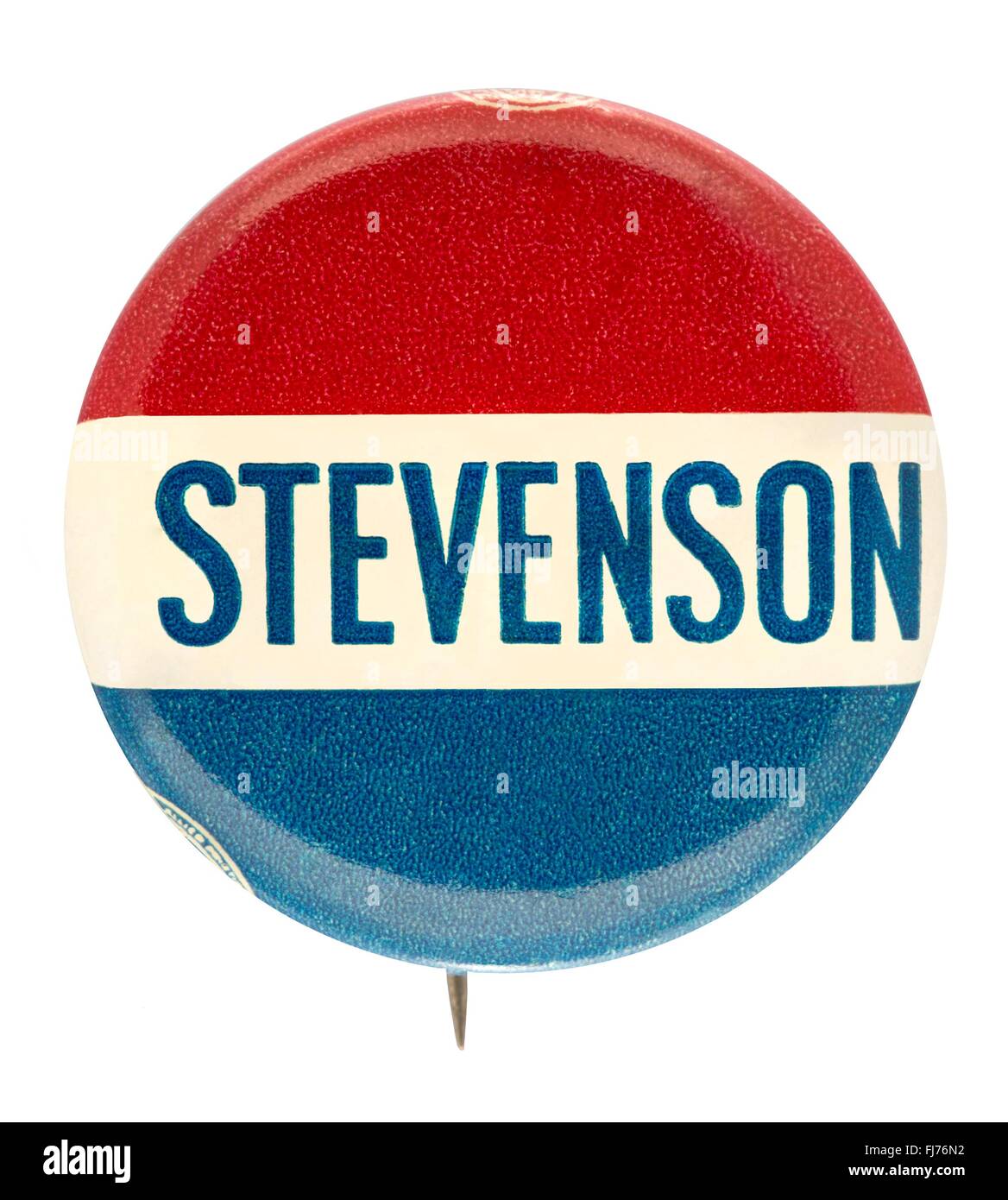 1952 US campagna presidenziale pulsante per Adlai Stevenson Foto Stock
