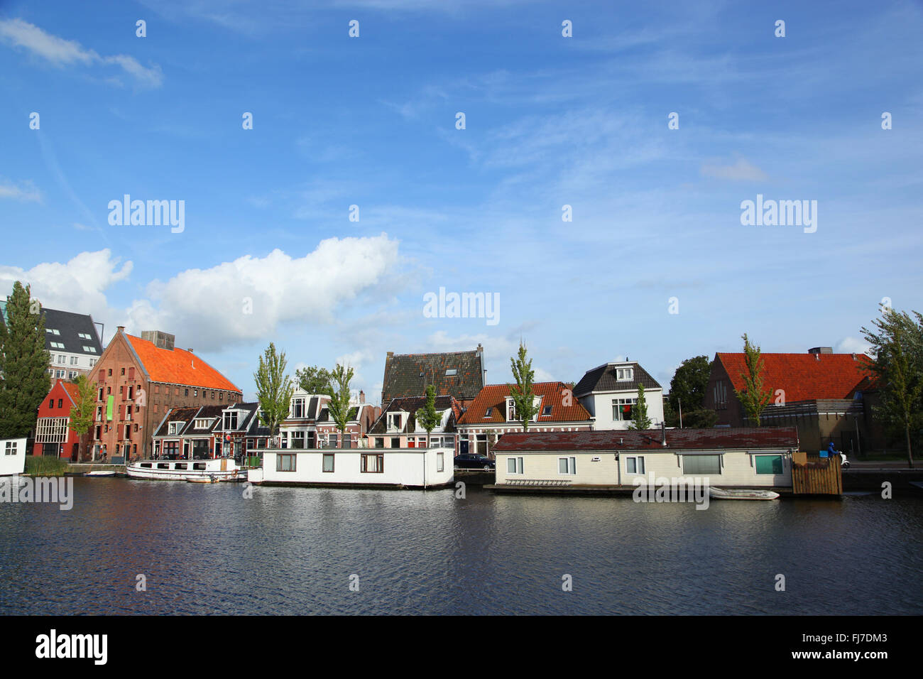 Leeuwarden è una città in Paesi Bassi. È la capitale della provincia della Frisia . Foto Stock