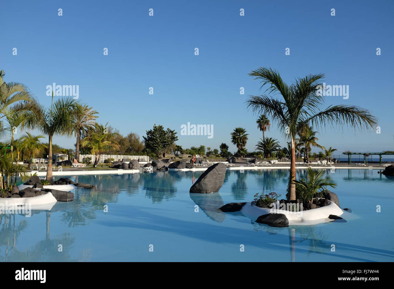 Il Parque Marítimo César Manrique, Santa Cruz de Tenerife, Spagna Foto Stock